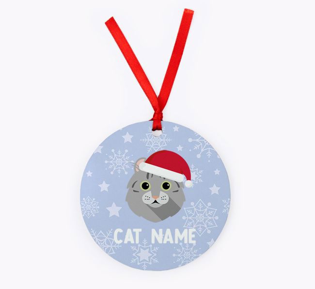 Snowflake: Personalised {breedCommonName} Christmas Decoration